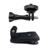 Maxbell Backpack Strap Hat Clip Clamp Mount + 1/4'' Tripod Adapter +Screw for GoPro 5 4