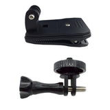 Maxbell Backpack Strap Hat Clip Clamp Mount + 1/4'' Tripod Adapter +Screw for GoPro 5 4
