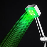 Maxbell 3 Colors Automatic LED Light Shower Head Temperature Control Shower Bathroom Water Glow Automatic Light Switching