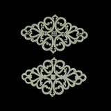 Maxbell 20Pcs Tibetan Silver Filigree Flower Pattern Connector Jewelry DIY Making