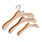 Maxbell 10pcs 1/6 BJD Dolls Accessory Wooden Clothes Hanger Pattern B