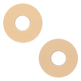 Maxbell 5 Pieces Plastic 3-Way Toggle Switch Plate Cover Washer for Electric Guitar Parts Beige 1.3''