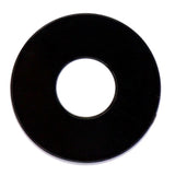 Maxbell 5 Pieces Plastic 3-Way Toggle Switch Plate Cover Washer for Electric Guitar Parts Black 1.3''