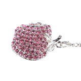 Maxbell Jewelry Crystal USB 2.0 Flash Drive U Disk For PC Laptop Pink Necklace 16GB