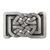 Maxbell Novelty Rectangle Celtic Flower Pattern Belt Buckle Western Cowboy Rodeo
