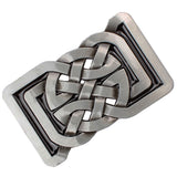 Maxbell Novelty Rectangle Celtic Flower Pattern Belt Buckle Western Cowboy Rodeo