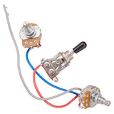 Maxbell Electric Guitar Wiring Harness Prewired Kit 3Way Toggle Switch 1 Volume 1 Tone