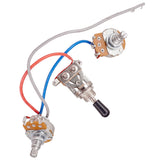 Maxbell Electric Guitar Wiring Harness Prewired Kit 3Way Toggle Switch 1 Volume 1 Tone