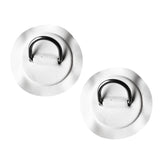 Maxbell 2pcs/set Durable Stainless Steel D-ring Pad/Patch for PVC Inflatable Boat Kayak