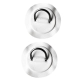 Maxbell 2pcs/set Durable Stainless Steel D-ring Pad/Patch for PVC Inflatable Boat Kayak