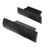 Maxbell 2Pieces Black  Rubber Wooden Graining Wall Painting Decoration Tool  3.5inch+5.3inch