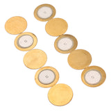 Maxbell 10pcs 23mm Piezo Piezos Elements Buzzer Sounder Sensor Trigger Drum Disc DIY