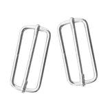 Maxbell 2 Pieces Durable 316 Stainless Steel Scuba Diving Snorkeling Swimming Replacement Pin Style Mask Strap Retainer Holder Slider Accessories