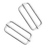 Maxbell 2 Pieces Durable 316 Stainless Steel Scuba Diving Snorkeling Swimming Replacement Pin Style Mask Strap Retainer Holder Slider Accessories