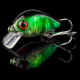 Maxbell 3pc Fishing Lures Plastic Hard Bait Minnow Lure with Treble Hook Life-like Swimbait Fishing Bait 3D Fishing Eyes Wobblers Crankbait Vibe Sinking Lure for Bass Trout Walleye Redfish