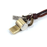 Maxbell Lots Pendant Whistle Cross Circles Pendant Adjustable PU Leather Necklace Unisex Jewelry