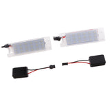 Maxbell 1 Pair Number License Plate LED Light Lamp For Vauxhall Opel Zafira Astra H