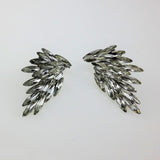 Maxbell Angel Wing Earrings Austrian Crystal Wedding Jewelry for Bridal Shower