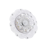 Maxbell Diwali Crystal Lotus Pendant Light Hallway Light Ceiling Lamp Light for Holy Festival Event 3W