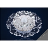 Maxbell Diwali Crystal Lotus Pendant Light Hallway Light Ceiling Lamp Light for Holy Festival Event 3W