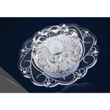 Maxbell Diwali Crystal Lotus Pendant Light Hallway Light Ceiling Lamp Light for Holy Festival Event 3W