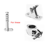 Maxbell 316 Stainless Steel Quick Release Spring Pin Bimini Boat Top Deck Hinge Replacement Accessories