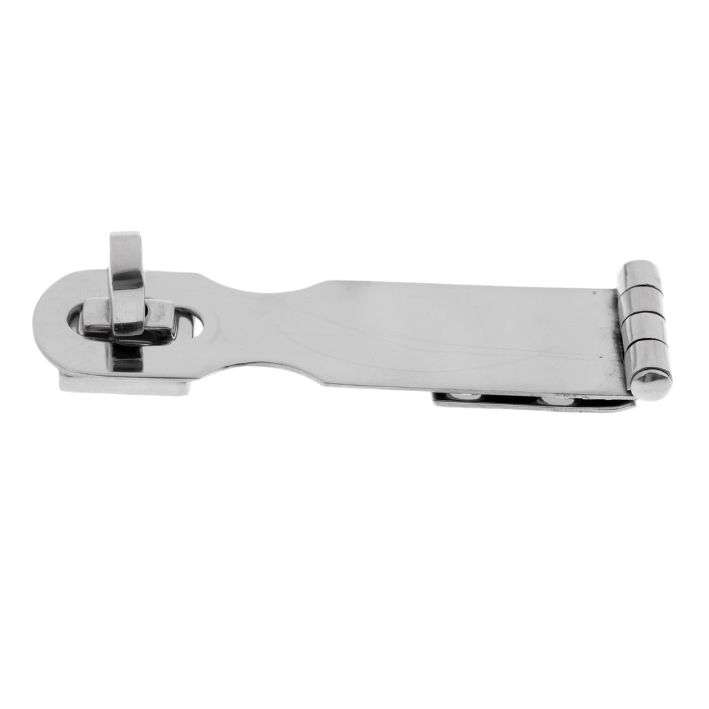 Maxbell Heavy Duty Marine Cast Stainless Steel Safety Swivel Eye Locking Hasp Latch Marine Boat Yacht Caravan RV Hardware 9.2cm