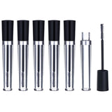 Maxbell Empty Mascara Tubes 6 Packs 7.5ml Reusable Container Bottle Tube for Eyelash Growth Oil Funnels Plugs Set for Castor Oil DIY