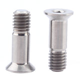 Maxbell 2pcs Bike Rear Derailleur Guide Titaniym Alloy Rear Bolt Wheel Screws Mountain Bike Accessories M5