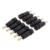 Maxbell 10 Pieces 5.5 X 2.1mm Female To 4.0x 1.7mm Male DC Plug Adapter Connector