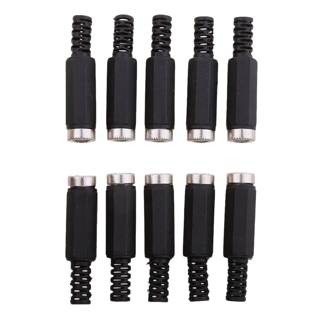 Maxbell 10Pieces 5.5x2.1mm Female DC Power Plug Soldering Connector Adapter
