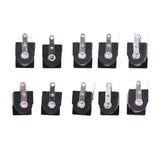 Maxbell 10 Pieces 5.5mmx2.1mm DC Power Supply Jack Socket Female PCB Mount Connector