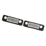 Maxbell 2 Pieces 3528-SMD 18LED License Number Plate Lights for Ford 2003-up Fiesta 2006-up Fusion 1996-2000 Mondeo MK