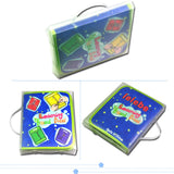 Maxbell Baby Kids Intelligence Development Cloth Cognize Book Educational Toy Button