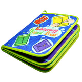 Maxbell Baby Kids Intelligence Development Cloth Cognize Book Educational Toy Button