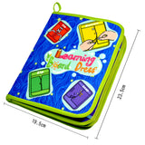 Maxbell Baby Kids Intelligence Development Cloth Cognize Book Educational Toy Button