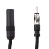 Maxbell 25cm Car FM & AM Antenna Male To Female Adapter Extension Cable Cord Wire Black