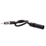 Maxbell 25cm Car FM & AM Antenna Male To Female Adapter Extension Cable Cord Wire Black