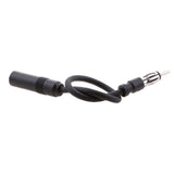 Maxbell 25cm Car FM & AM Antenna Male To Female Adapter Extension Cable Cord Wire Black