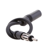 Maxbell 25cm Car FM & AM Antenna Male To Female Adapter Extension Cable Cord Wire Black