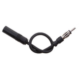 Maxbell 25cm Car FM & AM Antenna Male To Female Adapter Extension Cable Cord Wire Black