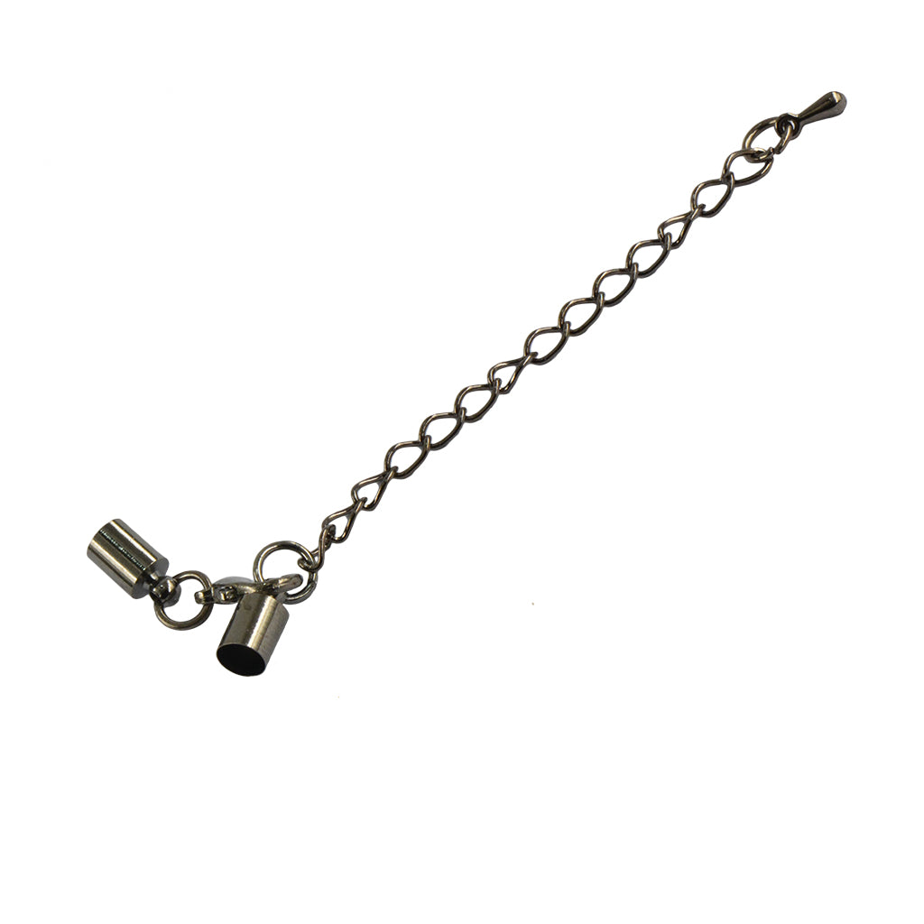 ⚡️Buy Maxbell 12 Set Lobster Clasp Extender Chain 5mm Crimp Tube Bell ...