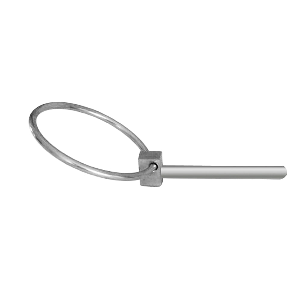 Maxbell 2pcs 4mmx49mm Farm Tractor Trailer Digger Lynch Pin Hitch Steel Trailer Pins Stainless Steel