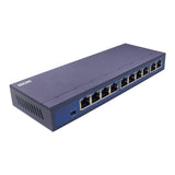 Maxbell 10-Port Ethernet POE Switch with 8 Ports POE + 2 Uplink 10/100Mbps EU Plug