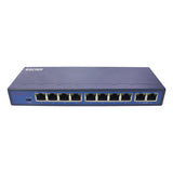Maxbell 10-Port Ethernet POE Switch with 8 Ports POE + 2 Uplink 10/100Mbps EU Plug