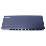Maxbell 10-Port Ethernet POE Switch with 8 Ports POE + 2 Uplink 10/100Mbps EU Plug