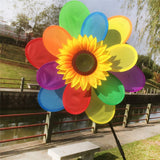 Maxbell 1 PC Sunflower Windmill Pinwheel Beach Party Game Toy Yard Lawn Decoration Accessories