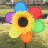 Maxbell 1 PC Sunflower Windmill Pinwheel Beach Party Game Toy Yard Lawn Decoration Accessories