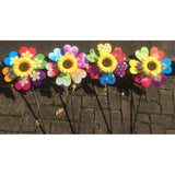 Maxbell Beautiful Sunflower Windmill Wind Whirligig Kids Beach Lawn Toy Outdoor Fun Nursery Venue Décor Random Pattern