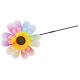 Maxbell Beautiful Sunflower Windmill Wind Whirligig Kids Beach Lawn Toy Outdoor Fun Nursery Venue Décor Random Pattern